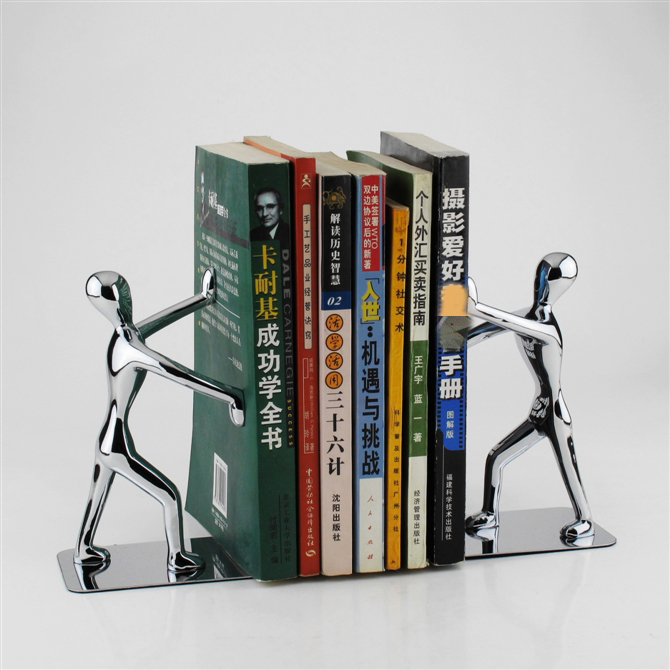 Stainless Steel Creative Gifts Kung Fu Lian Ring Painting Shelf Class Simple Modern Sheller Book Folder Gift Display Gift