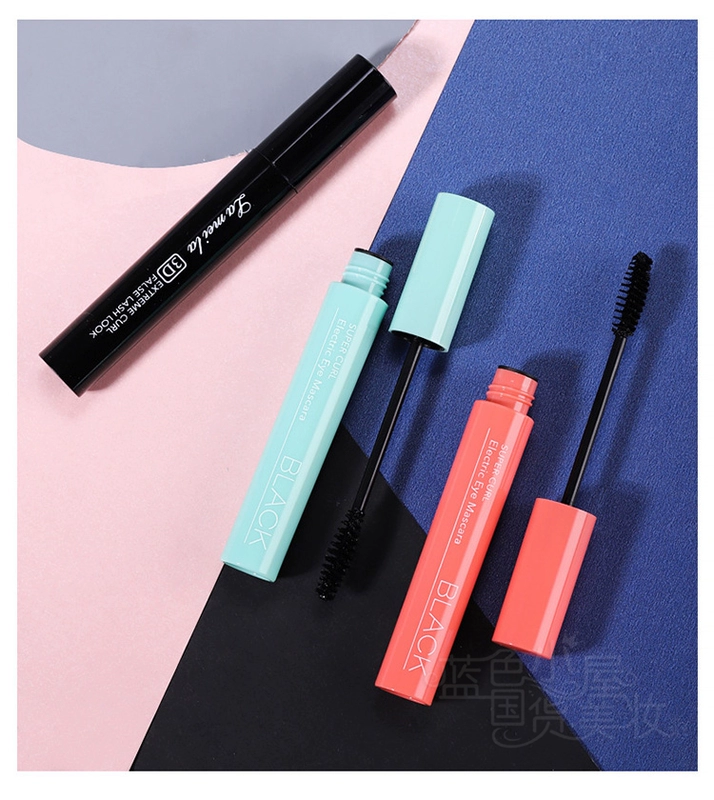 Mascara Latina 3 màu bền lâu, tự nhiên uốn dày không thấm nước lâu không làm nhòe mã hóa lâu mà không bị kết tụ - Kem Mascara / Revitalash chuốt mi innisfree