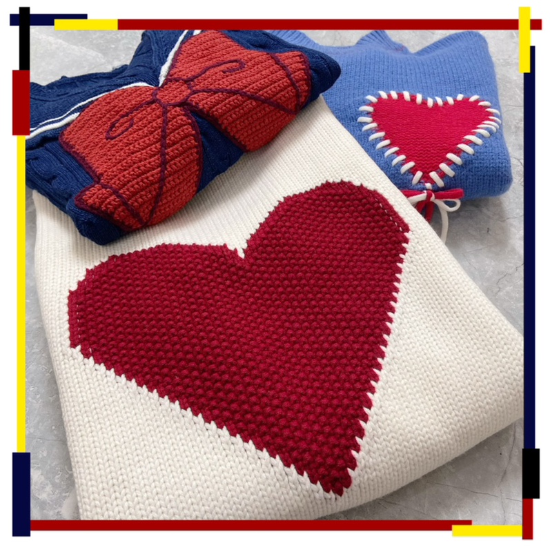 New Autumn and Winter Collection: 5 Heartwarming Color-Block Loose-Fit Cute Sweater Series