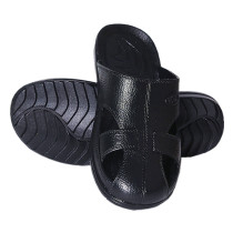 Anti-static slippers SPU toe protection dust-free workshop big four-eye shoes non-slip breathable protective shoes electrostatic shoes