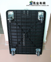 SMT flatbed trolley tool car aluminum alloy single row turnover box truck turtle car 660 * 445MM