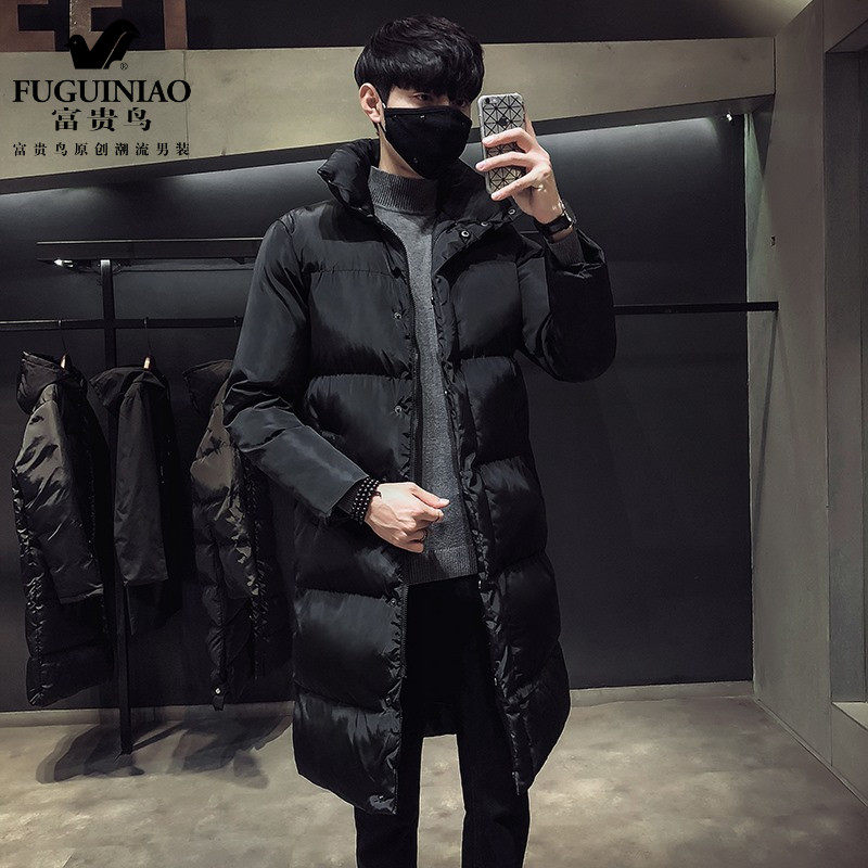 Rich and expensive cotton clothes men's mid-winter warm down cotton clothing 2021 New trends thickened Lianhood jacket