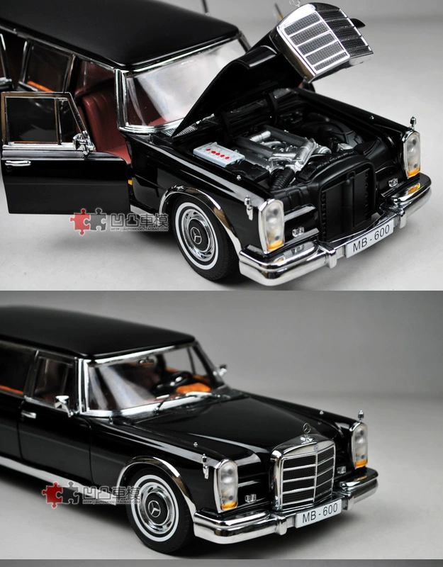 Sunstar nguyên bản 1:18 kéo dài Mercedes-Benz Pullman pullman mô hình xe mô phỏng hợp kim cổ điển - Chế độ tĩnh