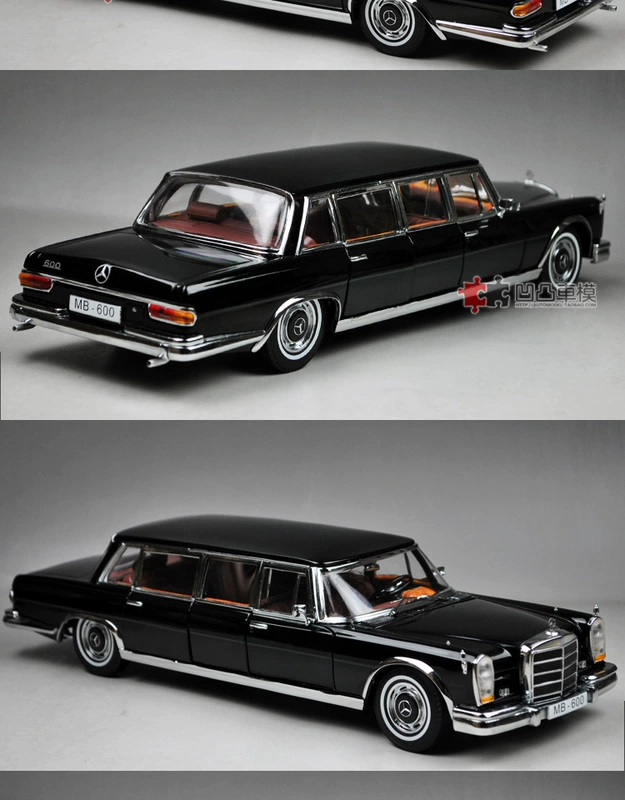 Sunstar nguyên bản 1:18 kéo dài Mercedes-Benz Pullman pullman mô hình xe mô phỏng hợp kim cổ điển - Chế độ tĩnh