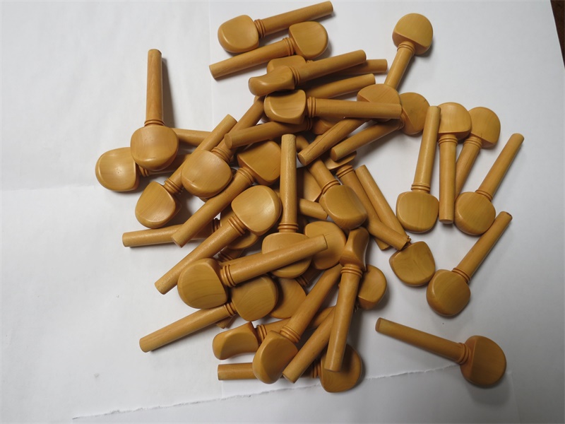 A set of violinist strings button strings shaft knob violin shaft yellow poplar violin accessories