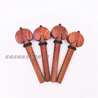 3/4 красная розетка Бабочка Черный круг (4 штуки)