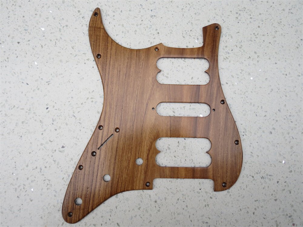 A piece of guitar solid wood wooden left hand protection plate HSH handmade solid solid wood natural hardwood