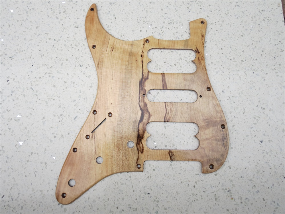 A piece of guitar left hand solid wood wood-guard HSH handmade solid solid wood stains maple wood