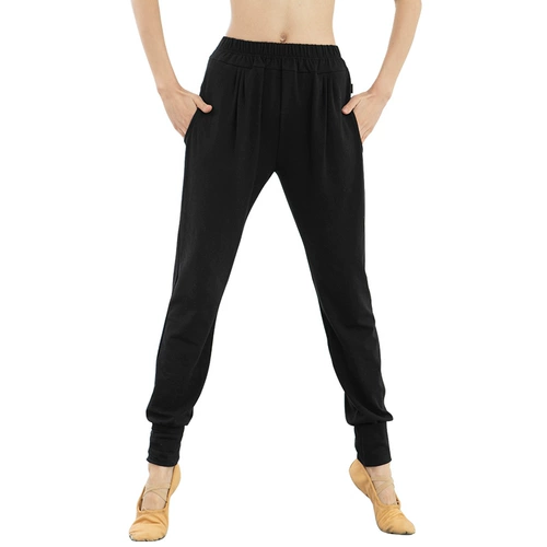 Туфли, черные танцующие гимнастические штаны для тренировок