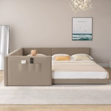 Семейная кровать второго ребенка, семья третьего ребенка, кровать с четырьмя детьми, супер большие 4 человека, современная простой простая бархатная кровать Tatami