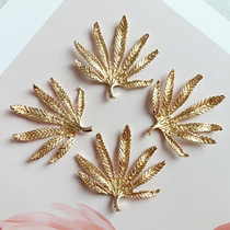  Handmade DIY leaf alloy accessories