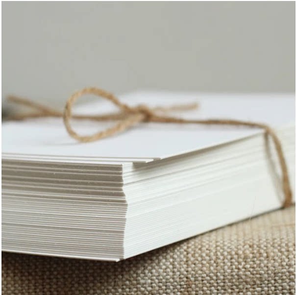 350 grams of imported double linen is not smooth and thick and paint watercolor postcard blank cardboard (new mode)