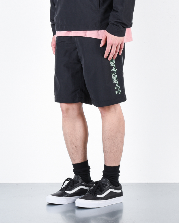 Chenghao Carhartt Wip Team Script Short Sports Shorts Camouflage Black Chenghao Carhartt Wip Team Script Short Sports Shorts Camouflage Black