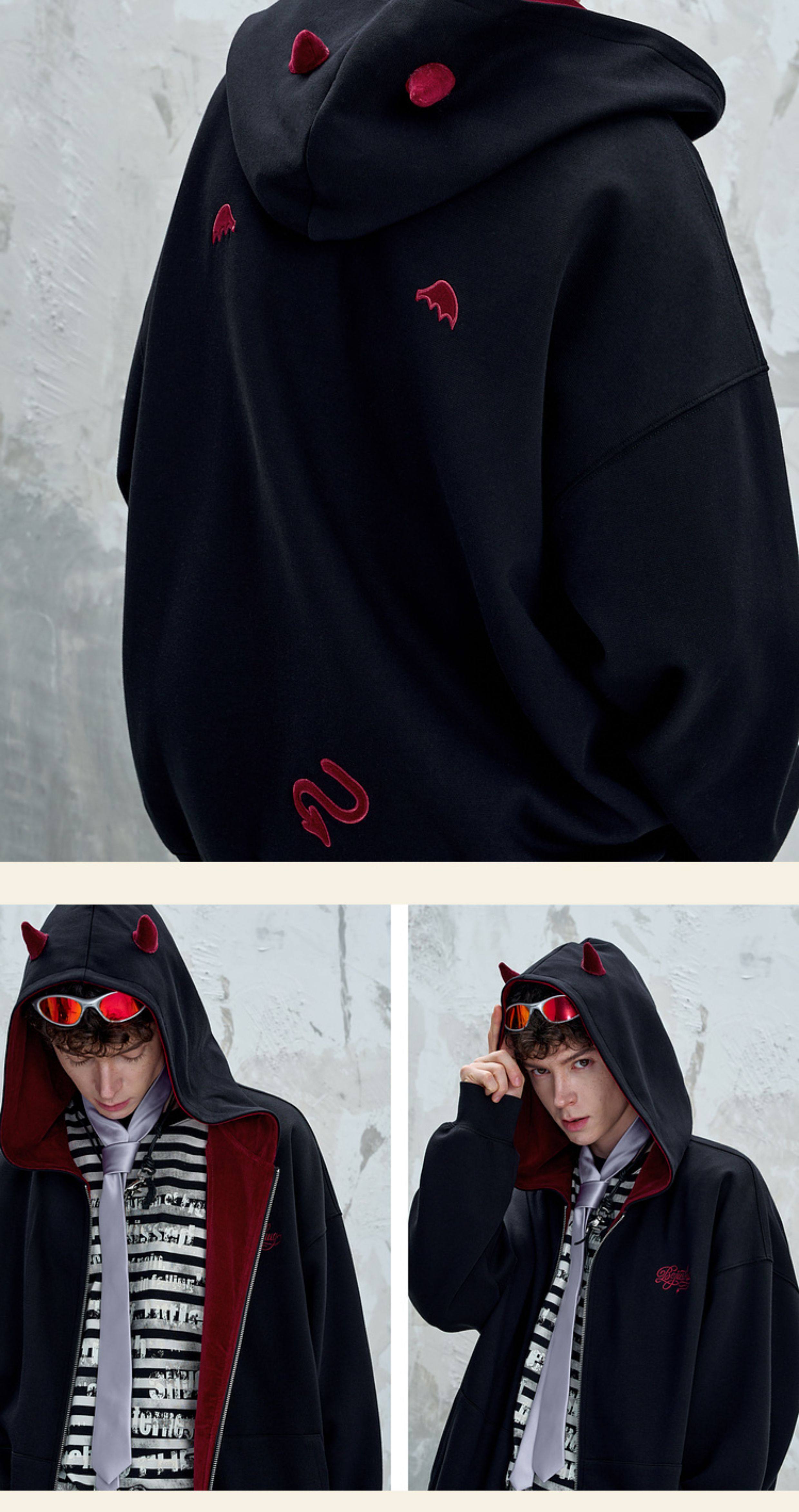 BJHG Reckless Little Devil Zip-Up Hoodie
