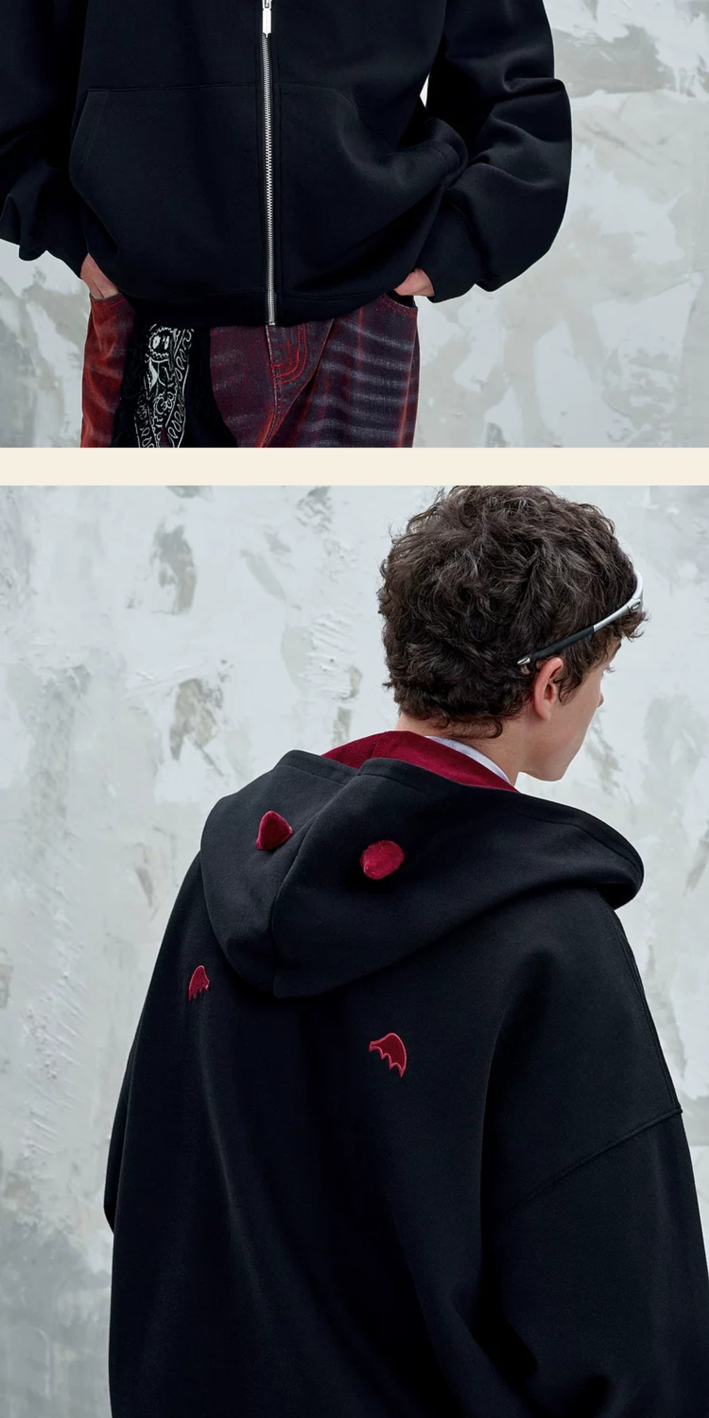 BJHG Reckless Little Devil Zip-Up Hoodie