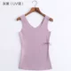 Quần áo liền mạch và cashmere của phụ nữ nhiệt đồ lót nhung mỏng quai áo sơ mi dày lên de nhung kích thước lớn chất béo mm mùa thu và mùa đông thiết kế thời trang nữ