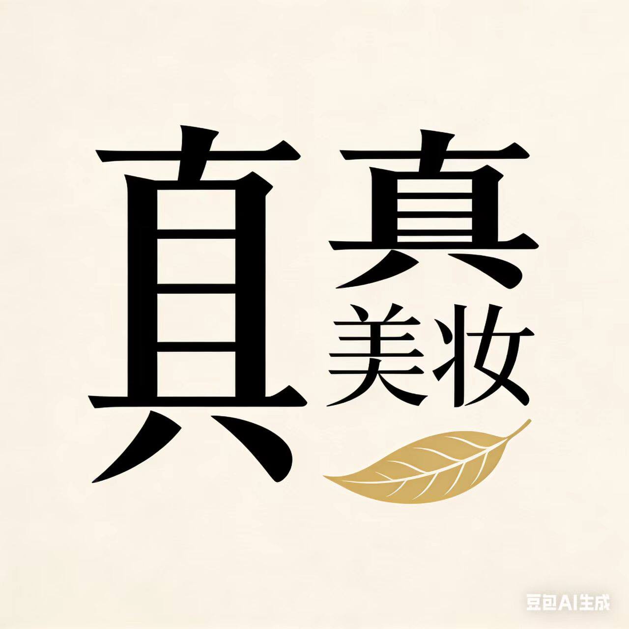 真真美妆的LOGO