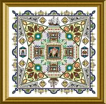 Original imported cross stitch Chatelaine Designs CD Elizabeth original drawing A3 color