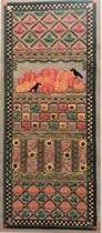 Laura canvas embroidered Fall Harvest Panel
