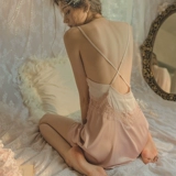 上小楼 Сексуальная весенняя летняя пижама, шелковый кружевной комплект, 2021 года, «Холодное сердце», эффект подтяжки