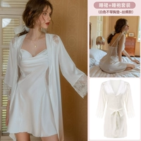 Чистый белый (ночная рубашка + ночная рубашка)