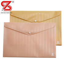 (Lianxin office stationery)Zhaosheng ZS-807 document bag A4 opaque business information bag Student paper bag