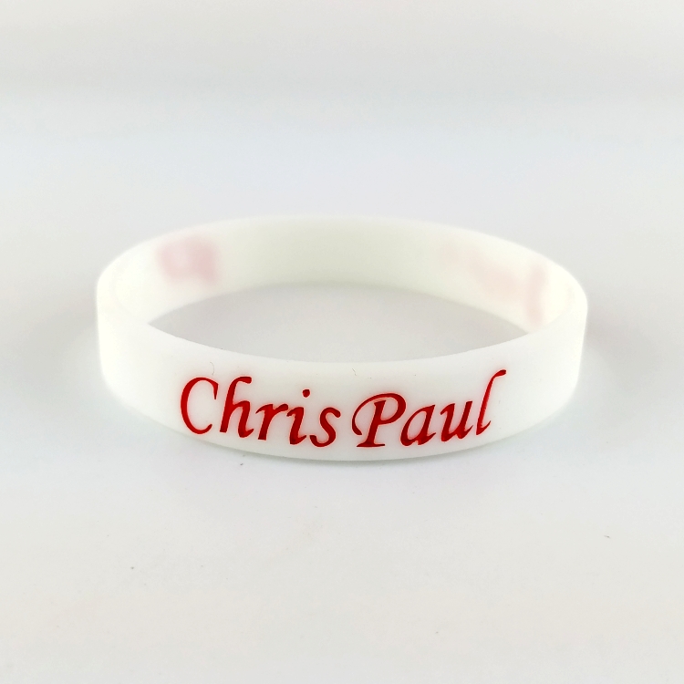 Rocket 3 Chris Paul Lava Basketball Bracelet Fan Thể thao Silicone sáng Dây đeo tay 	quần áo ba lỗ bóng rổ