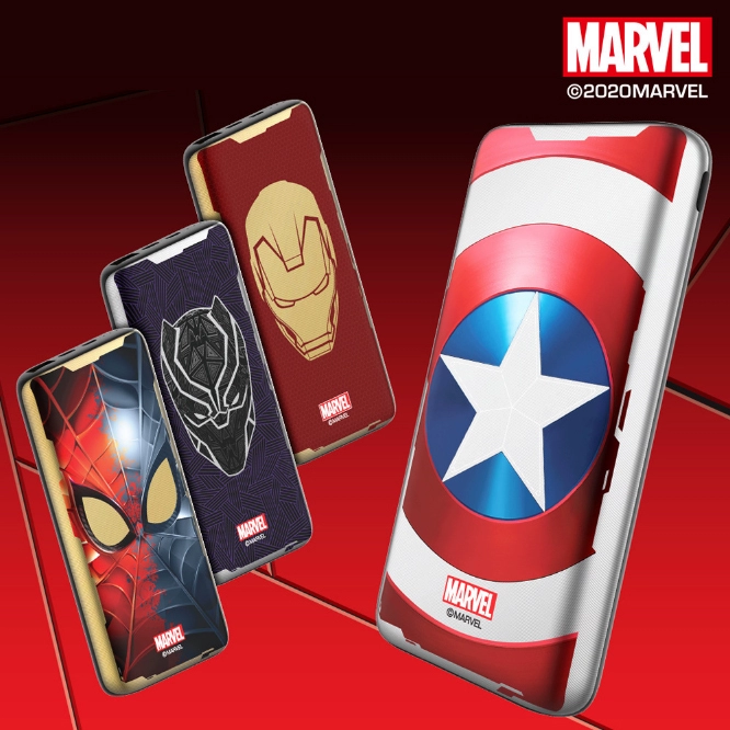 Ngân hàng điện di động Marvel 10000mAh được ủy quyền chính hãng của Hàn Quốc - Ngân hàng điện thoại di động