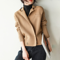 Sandro Fashiong small suit women jacket small Man senior sense leisure British style professional wear autumn and winter