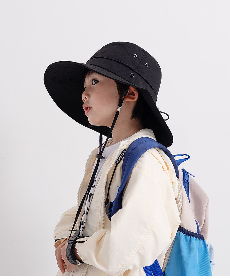 Big Brim Spring and Autumn UV Protection Kids Hat — 4