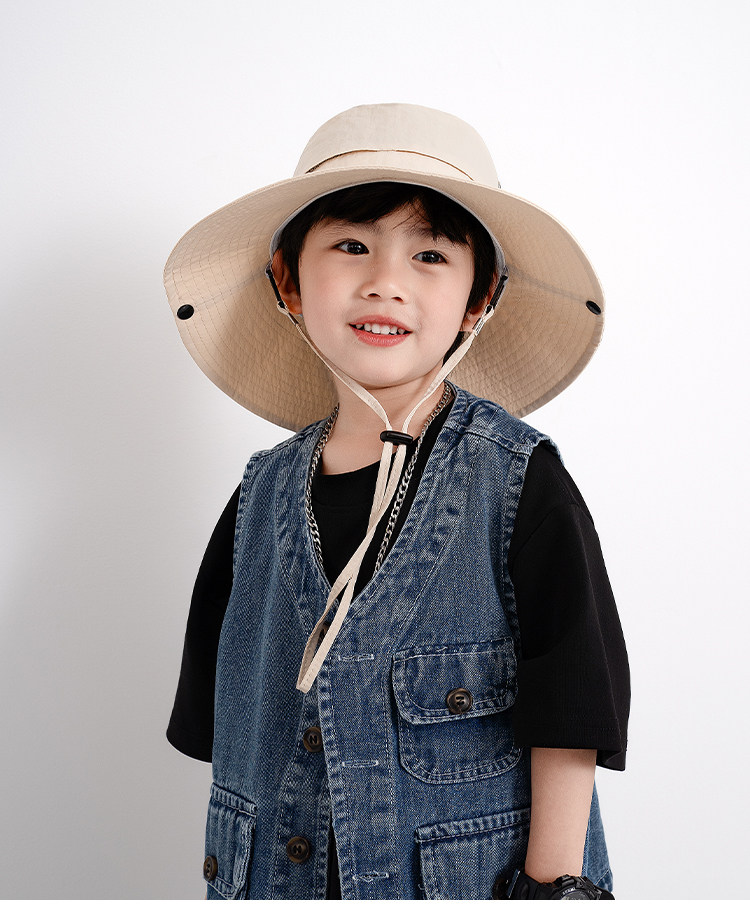 Big Brim Spring and Autumn UV Protection Kids Hat — 9