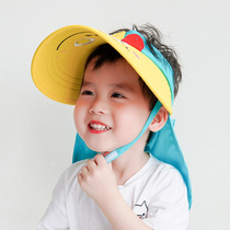 Child Hat Spring Autumn Summer Boy Anti-UV Kid Sun Visor Sunscreen Hat Empto Girl Great Eave Sun Hat