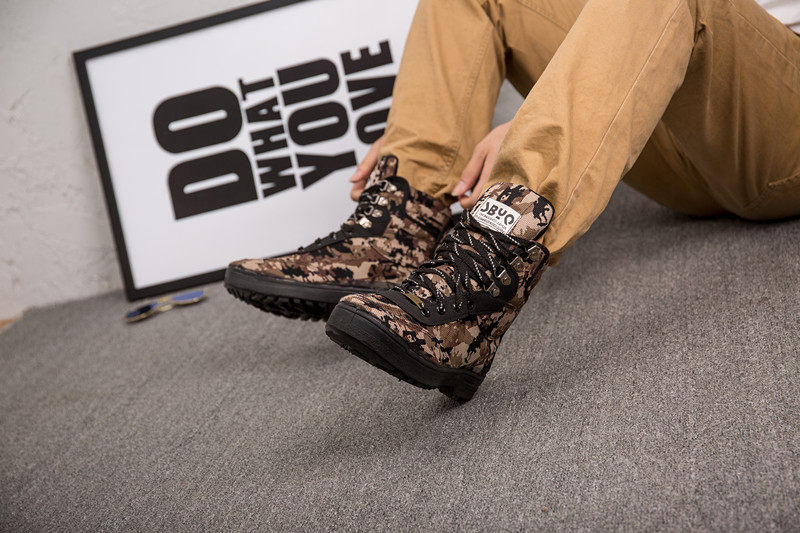 Bottes militaires en toile - amortissement - Ref 1399949 Image 12