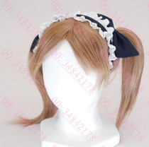 Maid headdress maid wear bow hairpin cosplay black and white cute hairpin hairband