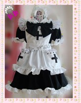 Anime maid new black and white cos servant costume cosplay maid dress cute coffee shop service outfit