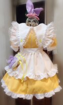2021 navy collar cosplay maid 4-piece set cute anime costume maid dress Princess