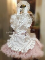 cosplay maid heart apron maid costume cos maid dress lolita apron