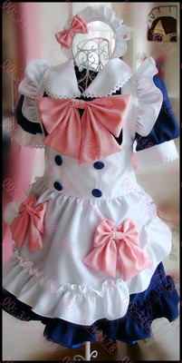 taobao agent Anime maid costume cosplay super cute bow cute style anime maid Lala.maid shop