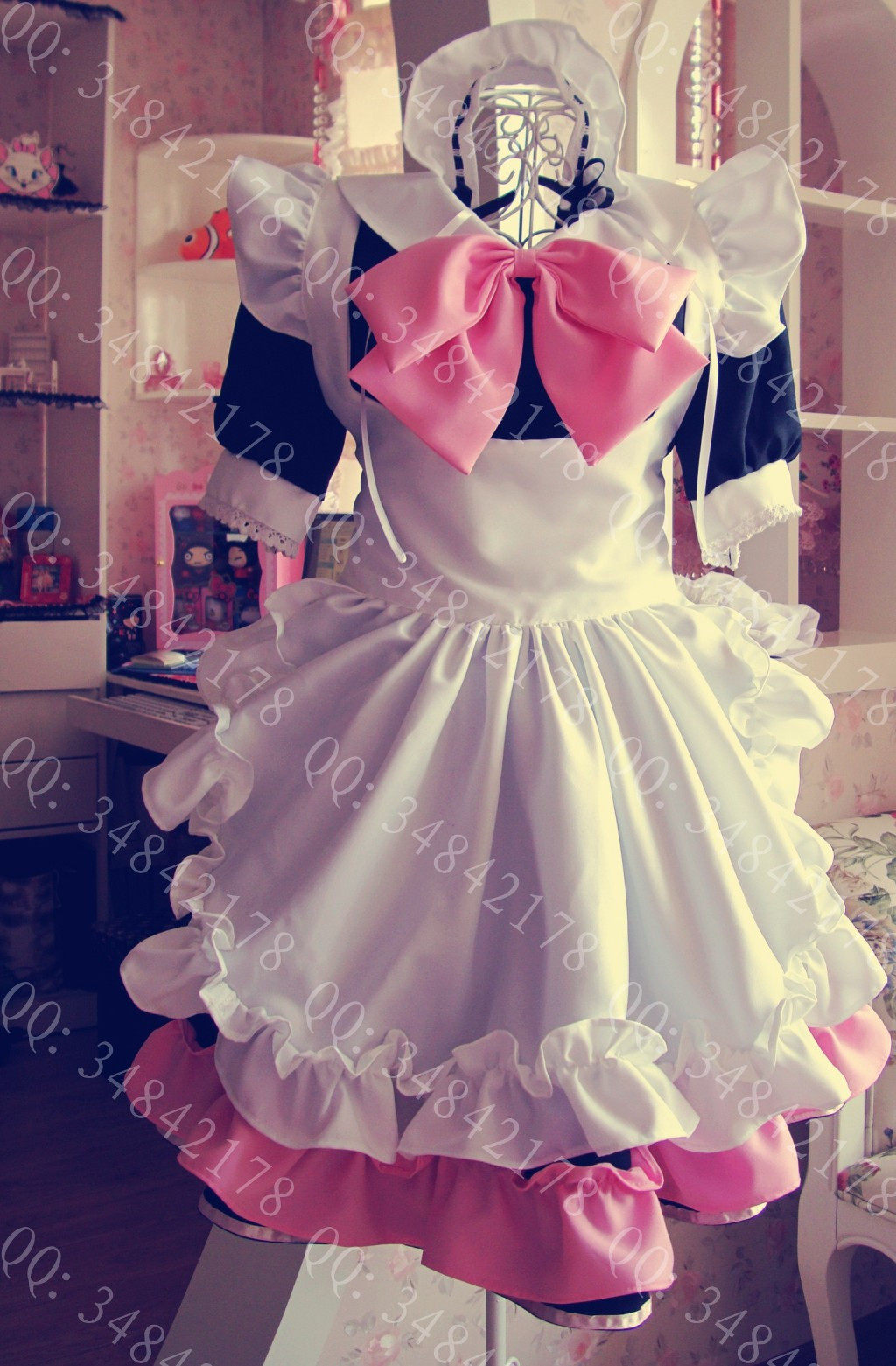 Maid's clothing Princess Cartoon Maid Super Cute Ensemble Cast Out of Four Sets Of Great Bow Tie COSPLAY costumes