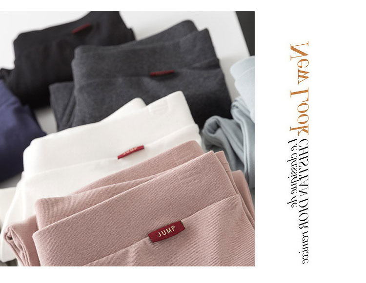 Bên ngoài mặc quần legging nữ mùa xuân mới túi cotton chân quần thun rộng vừa vặn là quần chín mỏng quần jean nữ xịn