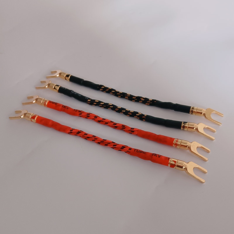 Hifi Imported American Western Electric Jumper Cables Audiophile Speakers High and Low Frequency Bridge Cables Speaker Bridge Cables Colorful Western Electric Wires