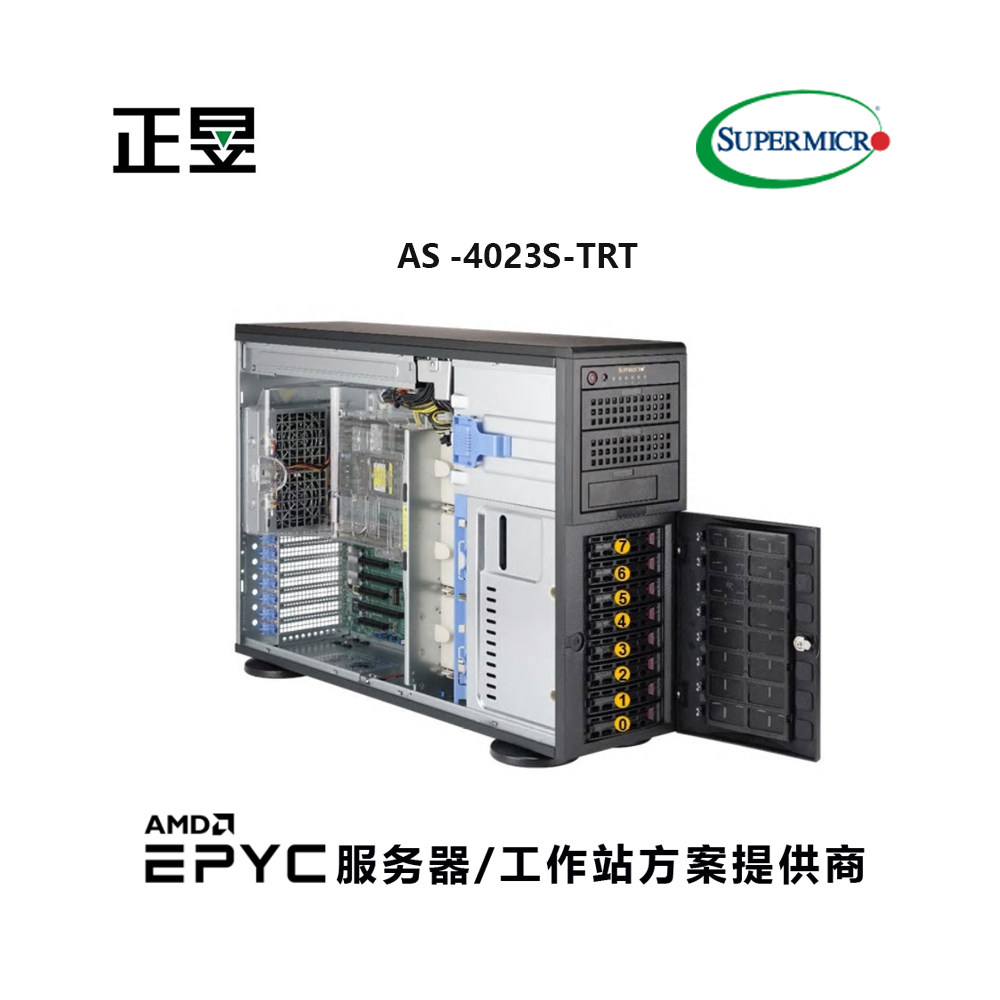 Supermicro 4023S-TRT Dual AMD EPYC Server Barebone for Emulation and High Performance Computing