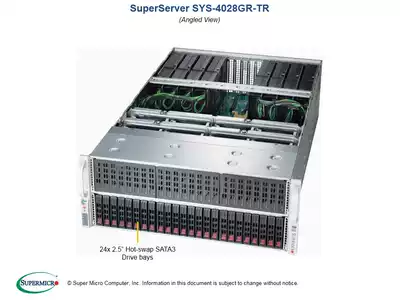 GPU Server Super Micro 4028GR-TR supports TeslaTitan deep learning Image recognition artificial intelligence