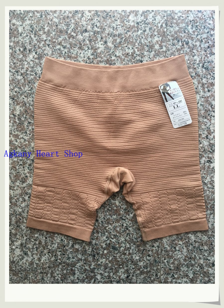 Japan's original single ladies corset three-point pants belly slimming tight anti-slip high waist nylon boxer briefs