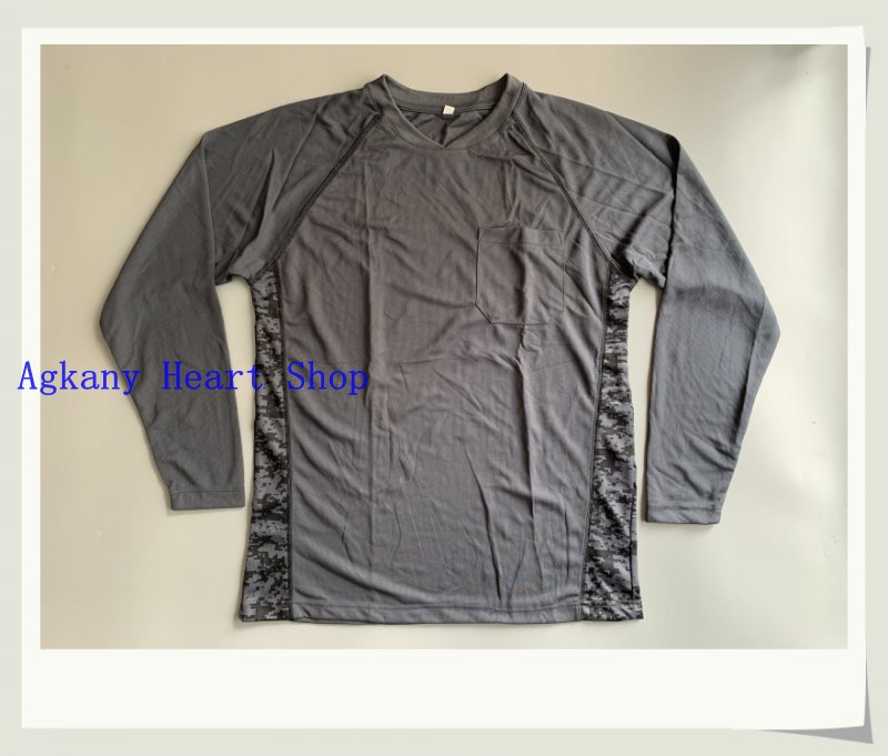 Japan original single tail goods men's long sleeve moisture wicking quick-drying soft and comfortable silky breathable sports base long sleeve