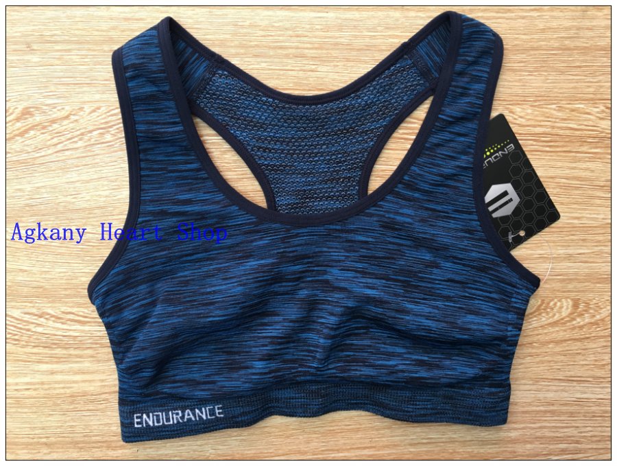 Denmark Original Single Running Endurance Sports Bra Lady Segment Dyeing Yarn Double Inseable Chest Cushion Sport Little Vest