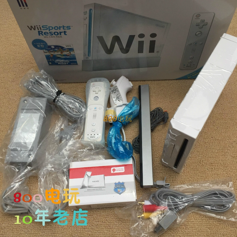 Bảng điều khiển trò chơi wii ban đầu Bảng điều khiển trò chơi gia đình wii host WII body Sense j home console console tay cầm chơi game trên tivi