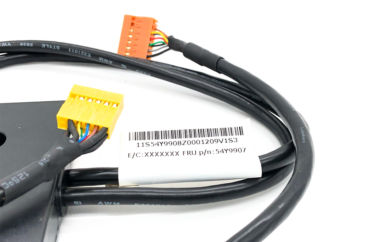 全新原装IBM Lenovo ThinkCentre M75e FRU 54Y9907 Front I/O cable 接口排线左右音频小板 FRONT USB AND AUDIO CONNECTORS
