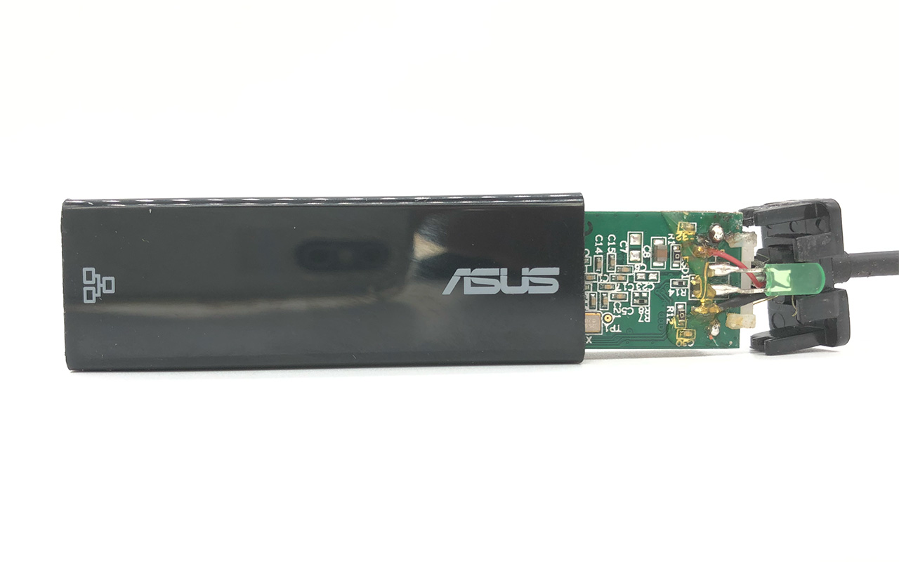 ASUS 华硕90XB05WN-MCA010 USB3.0 转千兆以太网口卡 RTL8153转换器免驱动OH102 USB3.0 TO RJ45 DONGLE 1000 MBPS