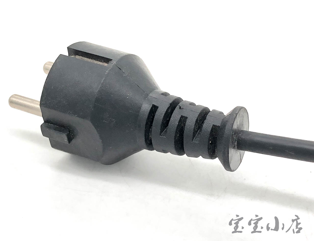 豪力士Volex M2511 16A 250V 3G0.75m㎡ 平方 梅花尾插 电源连接线 纯黄铜 法式插头 通用笔记本电源线2014年BAOHING CEBEC Power cable 黑